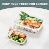 imageKOMUEE 10 Pack Glass Food Storage Containers Meal Prep Containers with Lids Airtight Glass Lunch Boxes Freezer Oven and Microwave Safe10Pack Grey