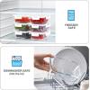imageKOMUEE 10 Packs 22 oz Glass Meal Prep Containers Glass Food Storage Containers with Lids Airtight Lunch Boxes BPA Free Microwave and Freezer SafeWhite